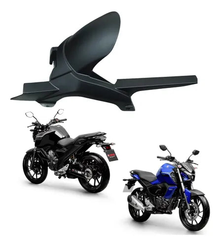 Paralama Traseiro Interno com Capa da Corrente Yamaha Fazer Fz15 150 2023 a 2025