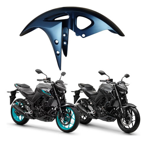 Paralama Dianteiro Yamaha Mt-03 Yzf-R3 2023 em diante Azul Fosco
