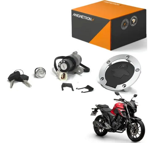 Conjunto de Travas Magnetron Yamaha Fazer Fz25 250 2018 a 2025