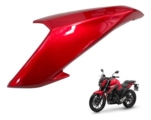 Guia de Ar Aba do Tanque Esquerda Yamaha Fazer Fz25 250 2025 Vermelho Metálico