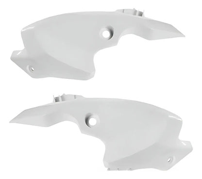 Par de Carenagens Laterais do Farol Paramotos Yamaha Factor 150 2016 a 2022 Branco