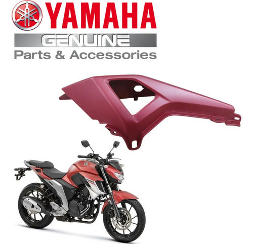 Rabeta Lateral Esquerda Yamaha Fazer Fz25 250 2018 a 2024 Vermelho Fosco