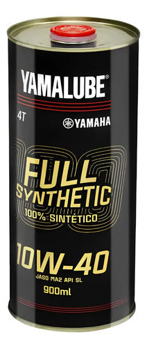 Óleo de Motor Yamalube 10W-40 Sintético 4T API SL JASO MA2 900 ml