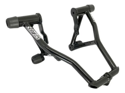 Protetor de Motor Stunt Race Cage Yamaha Lander 250 2007 em diante Preto Brilhante