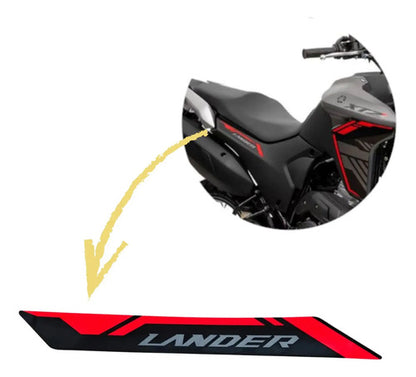 Adesivo da Tampa Lateral Direita Yamaha Lander 250 2025 Preto