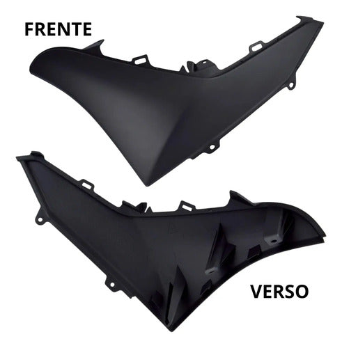 Carenagem do Assoalho Esquerda Yamaha Nmax 160 2021 a 2024 Preto Fosco