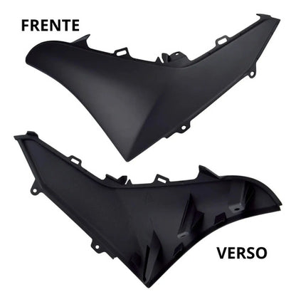 Carenagem do Assoalho Esquerda Yamaha Nmax 160 2021 a 2024 Preto Fosco