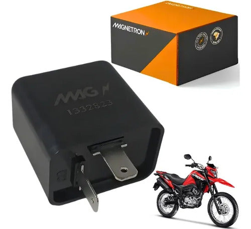 Relé de Pisca Magnetron Honda Pop Biz 100 Biz 125 Bros 150 160 Pop 110i 2 Pinos