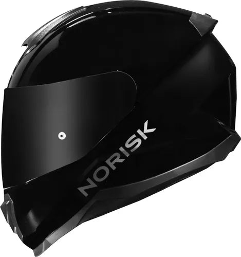 Capacete Norisk Razor Solid Preto Brilhante