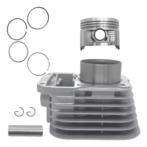 Kit Cilindro Pistão e Anéis Smartfox Honda Cg 125 Titan Fan 2000 a 2001