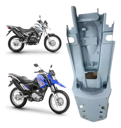 Paralama Traseiro Yamaha Crosser 150 2015 a 2018 Cinza Fosco