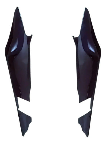 Par de Rabetas Laterais Paramotos Honda Xre 300 2010 a 2012 Azul