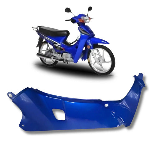 Carenagem Aba Lateral Interna Direita Iron Shineray Phoenix 50 2011 a 2019 Azul