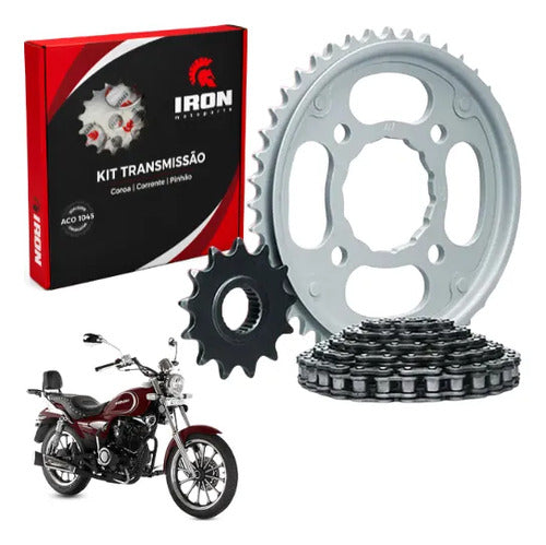 Kit Relação Iron sem Retentor Kasinski Mirage 150 2010 a 2013 428H 120L 39/15T