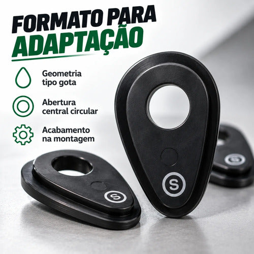 Jogo de Adaptadores de Pisca Esportivo Smartfox Yamaha Factor 125 Factor Fazer 150 Fazer 250 8 Peças