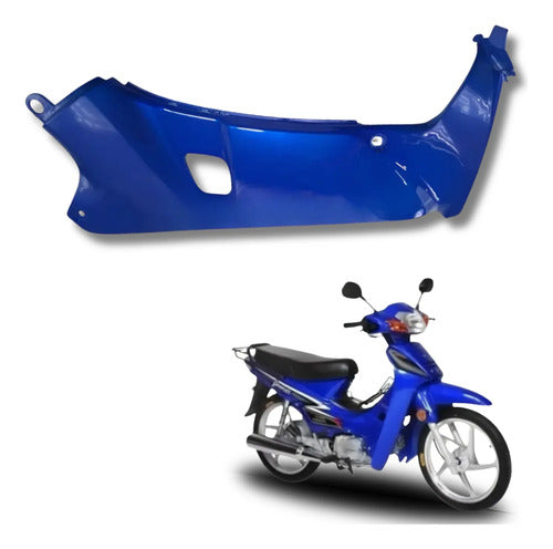 Carenagem Aba Lateral Interna Direita Iron Shineray Phoenix 50 2011 a 2019 Azul