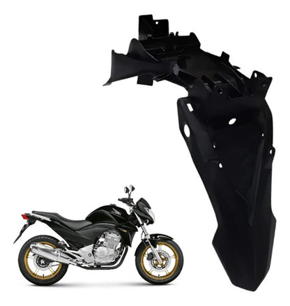 Paralama Traseiro Paramotos Honda Cb 300r 2009 em diante Preto
