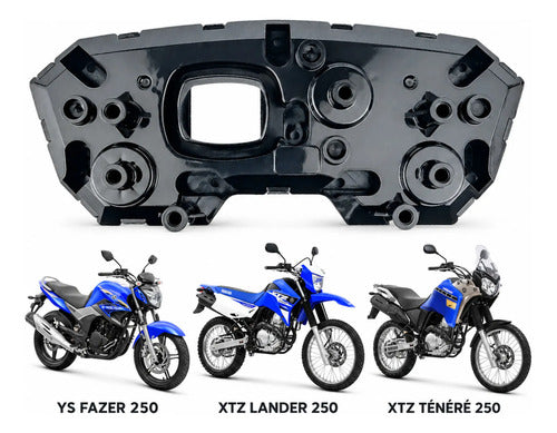 Carcaça Interna do Painel Smartfox Yamaha Fazer Lander Ténéré 250 Preto