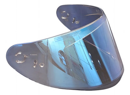 Viseira Polivisor Axxis Segment ASX V18B Injetada 2,2 mm Iridium Azul Claro