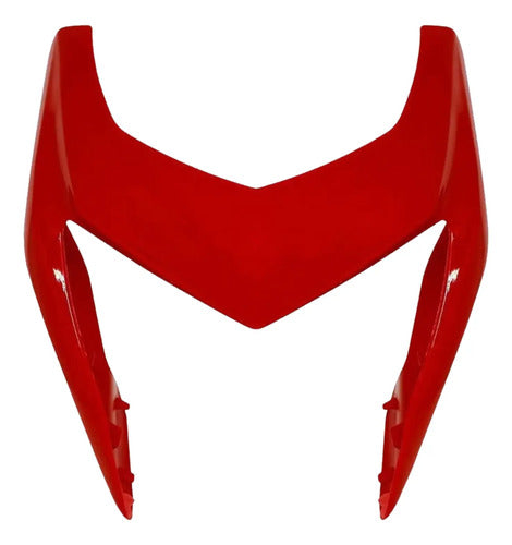 Capa do Farol Frontal Paramotos Honda Bros 160 2015 a 2021 Vermelho