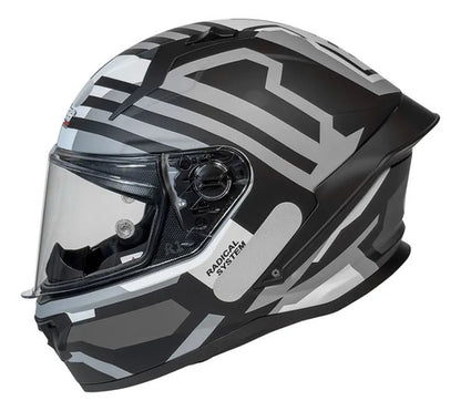 Capacete GP Tech Pilot Blade Branco Cinza Fosco