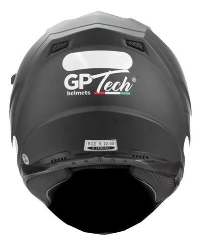 Capacete GP Tech Ultra SV Solid com Óculos Solar Interno Preto Fosco