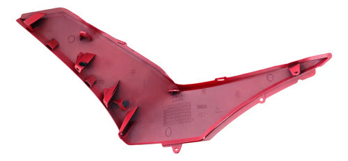Moldura Lateral do Assoalho Direita Yamaha Nmax 160 2025 em diante Vermelho