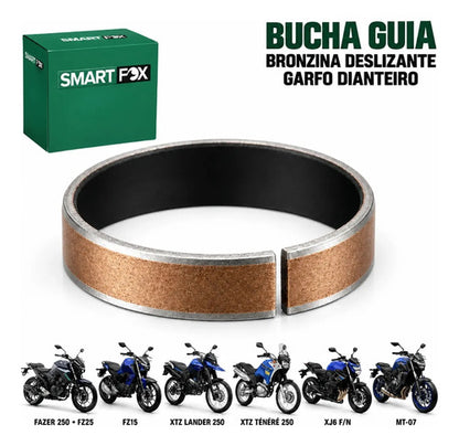 Bucha Deslizante Externa da Bengala Smartfox Yamaha Fazer Fz15 150 Fz25 Lander Ténéré 250 Xj6 Mt-07
