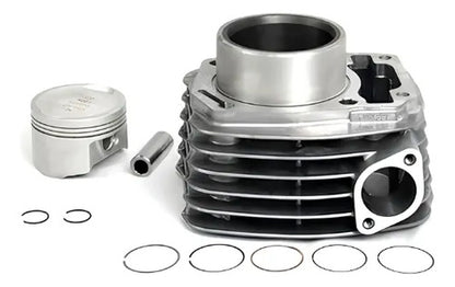 Kit Cilindro Pistão e Anéis Magnetron Honda Bros Cg 160 Titan Fan Start Cargo