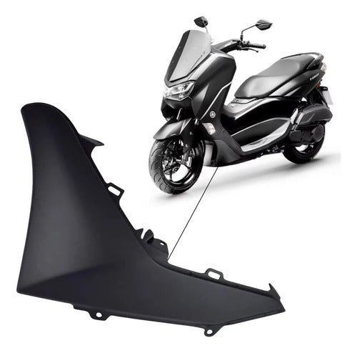 Carenagem do Assoalho Esquerda Yamaha Nmax 160 2021 a 2024 Preto Fosco