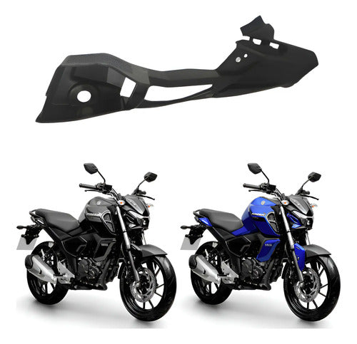 Acabamento Interno da Rabeta Esquerdo Yamaha Fazer Fz15 150 2023 a 2025 Preto