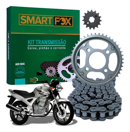 Kit Relação Smartfox sem Retentor Honda Cbx 250 Twister 2001 em diante 520H 106L 37/13T
