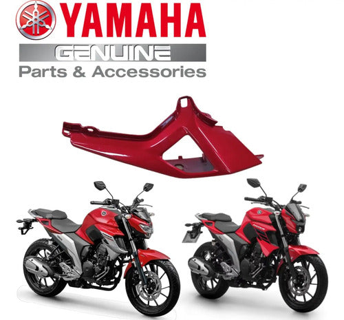 Rabeta Lateral Esquerda Yamaha Fazer Fz25 250 2020 a 2024 Vermelho