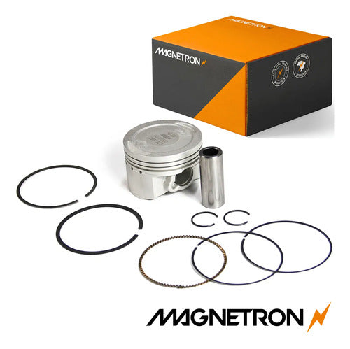 Kit Pistão com Anéis Magnetron Yamaha Factor 125 2017 a 2024 0,25 mm