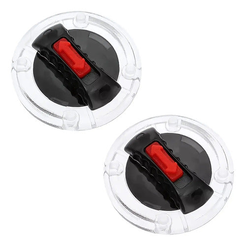 Botão de Fixação da Viseira LS2 FF358 FF386 FF394 FF396 Preto