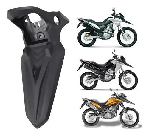 Paralama Traseiro Suporte de Placa Paramotos Honda Xre 300 2010 a 2018 Preto