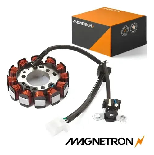 Magneto Estator com Bobina de Pulso Magnetron Honda Cg 150 Titan Fan 2009 a 2013