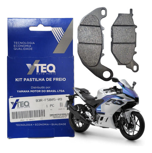 Pastilha de Freio Dianteira Y-TEQ Yamaha Mt-03 Yzf-R3 2016 em diante