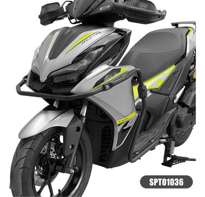 Protetor de Carenagem Protetor de Motor Scam Yamaha Aerox 160 2026 em diante Preto Fosco