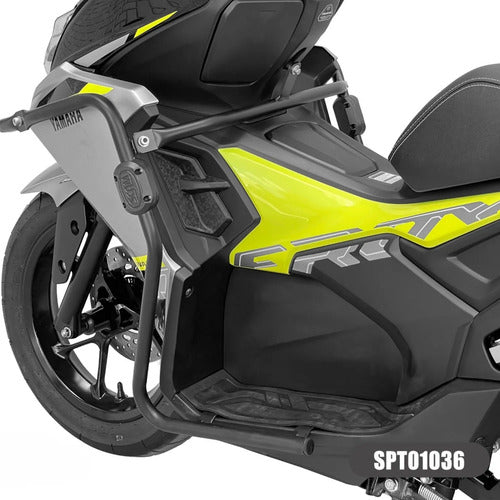 Protetor de Carenagem Protetor de Motor Scam Yamaha Aerox 160 2026 em diante Preto Fosco