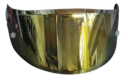 Viseira MT Helmets V-14B Targo S e Axxis Hummer Espelhada Dourado