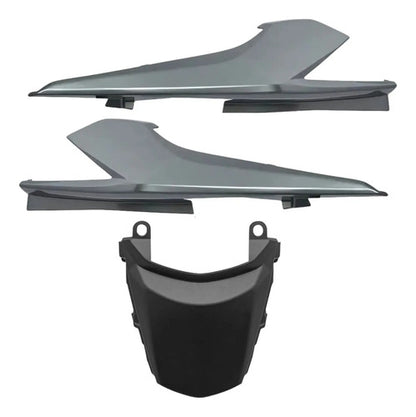 Kit Rabeta Lateral Completa Paramotos Honda Cg 160 Titan 2022 a 2024 Prata Ibiúna Metálico