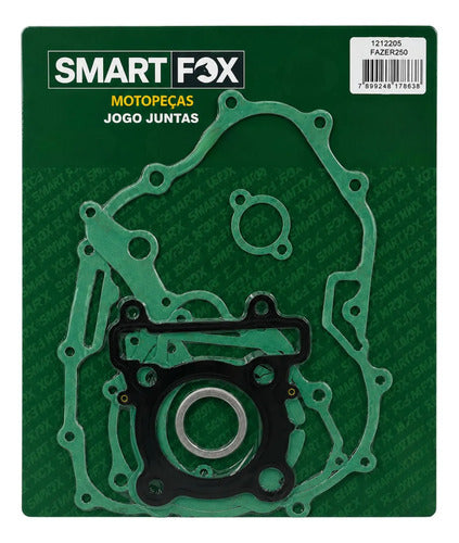 Jogo de Juntas do Motor Smartfox Yamaha Fazer Crosser 150 2014 em diante Factor 150 2016 em diante