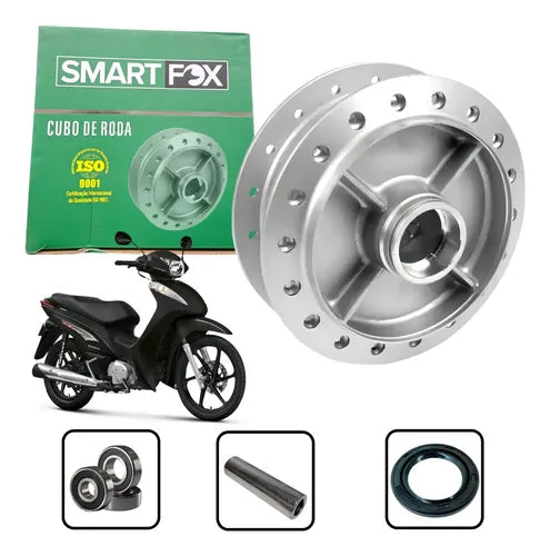 Cubo da Roda Traseira Smartfox Honda Biz 100 1998 a 2015 Biz 125 2006 a 2015 Biz 110i 2016 a 2021