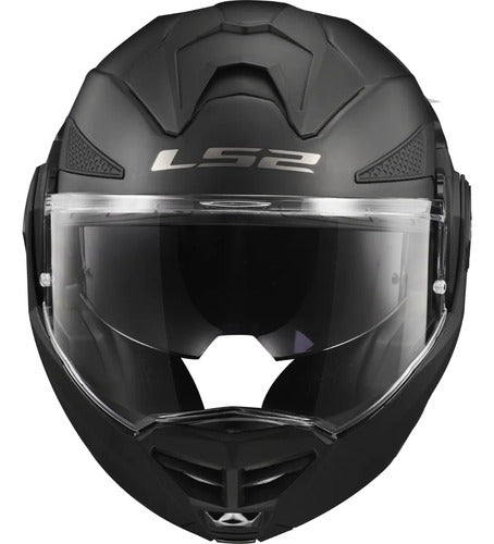 Capacete Escamoteável LS2 FF901 Advant X Solid Preto Fosco