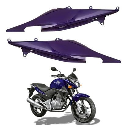 Par de Rabetas Laterais Paramotos Honda Cb 300r 2011 Roxo Metálico