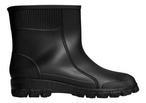 Bota de Chuva Protector Life Cano Médio Preto