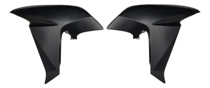 Par de Aletas Abas do Tanque Paramotos Honda Xre 300 2016 a 2018 Preto