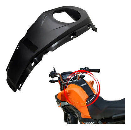 Capa do Tanque Central Paramotos Honda Cg 160 Titan Fan 2025 em diante Preto Fosco
