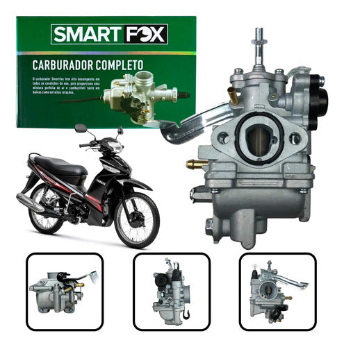 Carburador Smartfox Yamaha Crypton 115 2009 em diante
